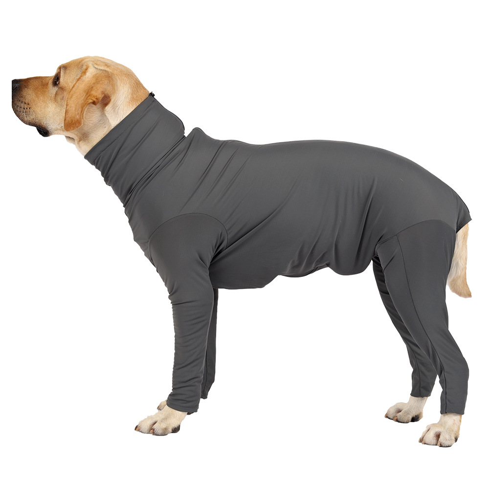 Anti-Shedding Four-Leg Dog Pajamas - Breathable Bodysuit for Small Dogs - Image 5