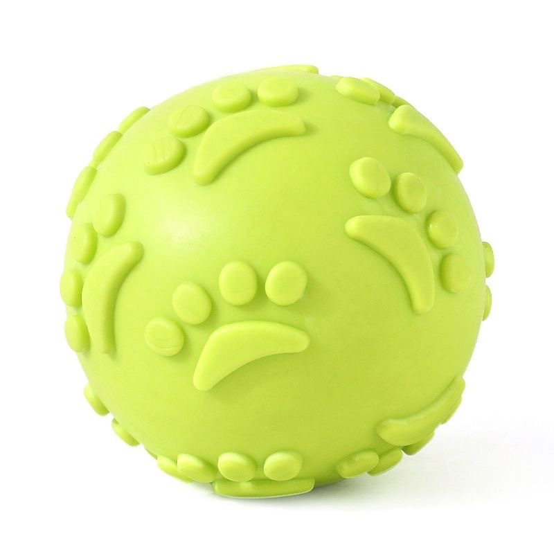 Interactive Squeaky Ball Dog Toy - Bouncy Sound Self-Play Chew