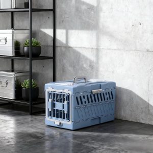 Pet Airline Crate Cat Dog Travel Carrier Box