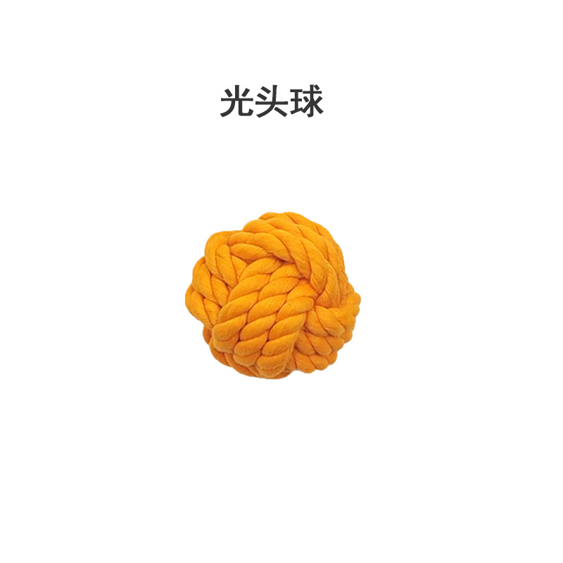Dog Chew Rope Knot Toy Set - Cotton & Polyester Interactive - Image 2