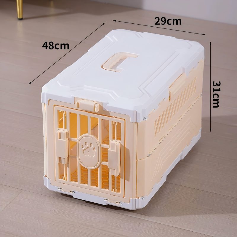 Pet Airline Crate Cat Dog Travel Carrier Box