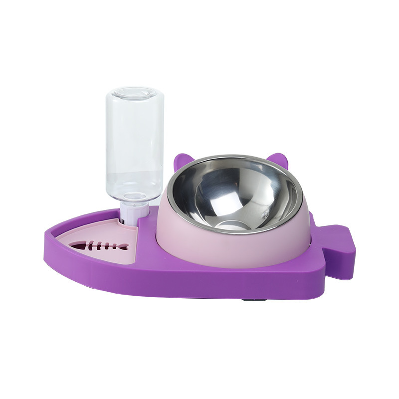 3-in-1 Fish-Shaped Pet Water Feeder - Auto Refill Cat Dog Bowl - Image 5