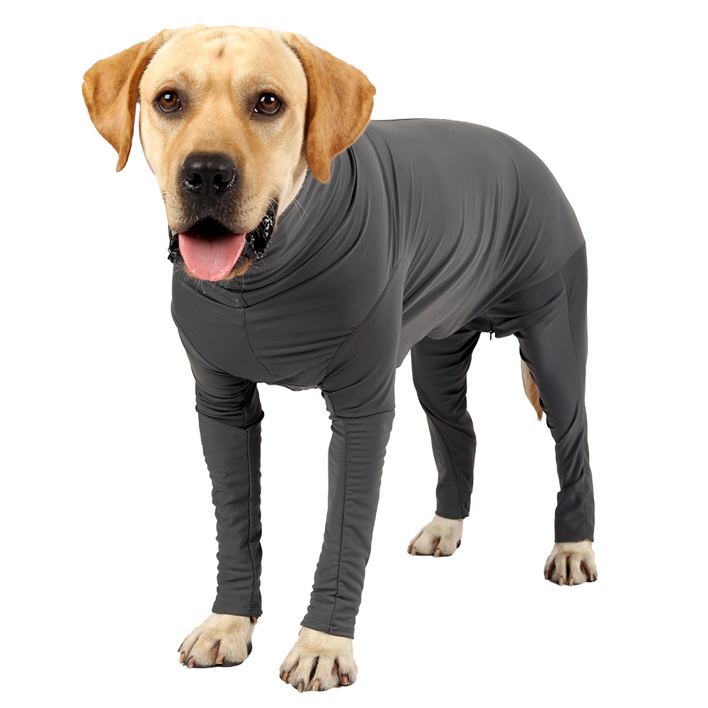 Anti-Shedding Four-Leg Dog Pajamas - Breathable Bodysuit for Small Dogs - Image 4