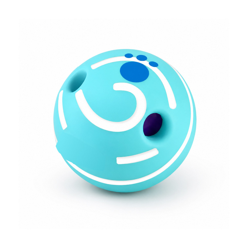 Interactive Squeaky Ball Dog Toy - Bouncy Sound Self-Play Chew - Image 4