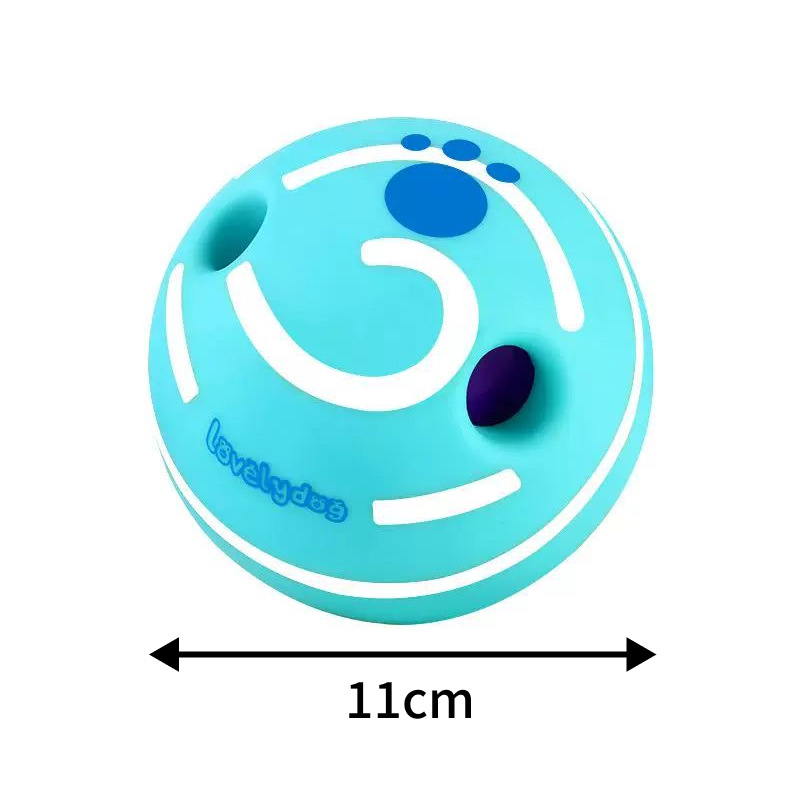 Interactive Squeaky Ball Dog Toy - Bouncy Sound Self-Play Chew - Image 5