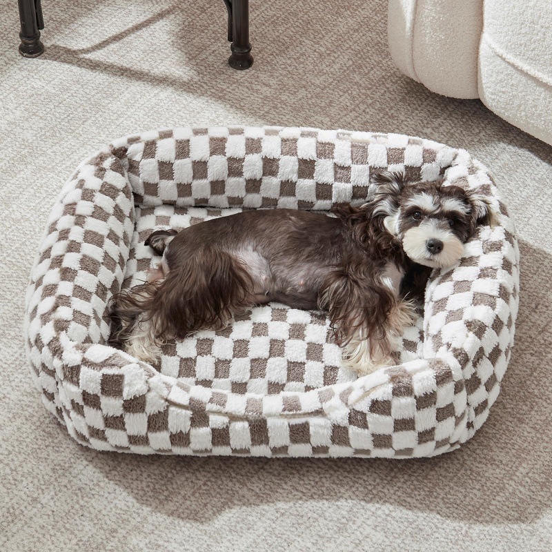 Warm Breathable Fabric Dog Bed - Cozy Soft Pet Nest - Image 2