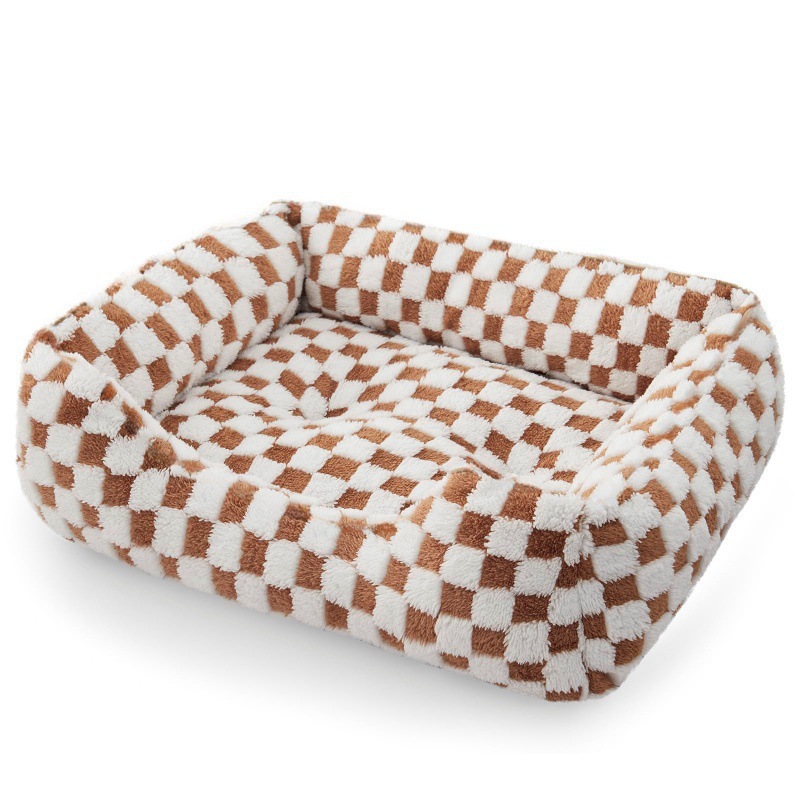 Warm Breathable Fabric Dog Bed - Cozy Soft Pet Nest - Image 5