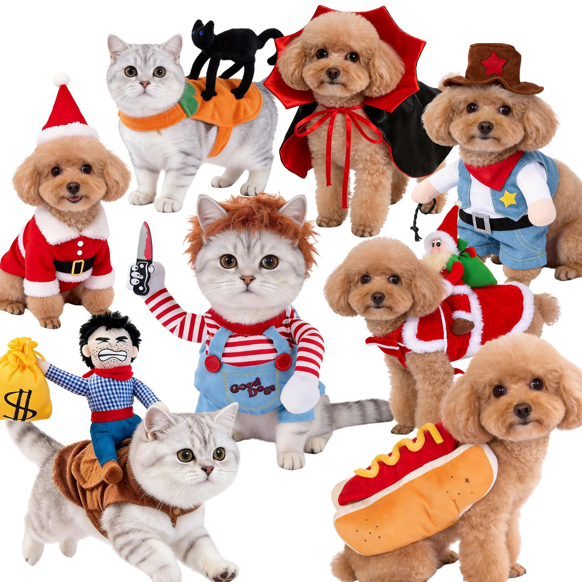 Funny Dagger Costume - Halloween Dog Clothes Cosplay Pet Apparel - Image 4