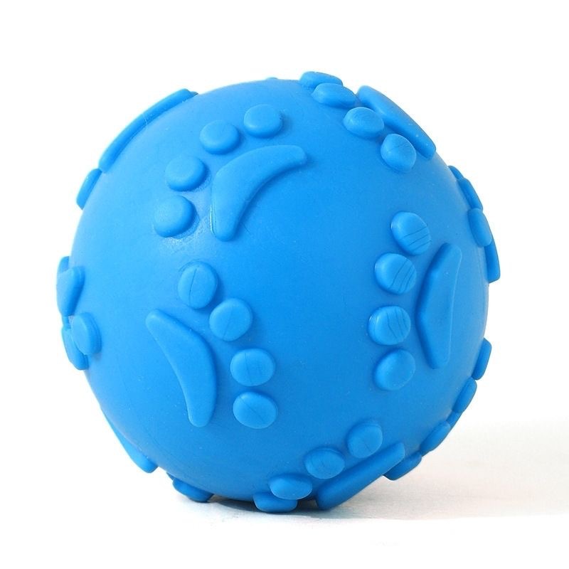 Interactive Squeaky Ball Dog Toy - Bouncy Sound Self-Play Chew