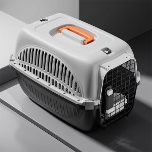 Cat Dog Airline Carrier - Portable Travel Crate Kennel with Ventilation