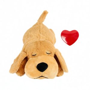 Anxiety Relief Heartbeat Plush Toy – Calming Sleep Companion for Dogs Cats