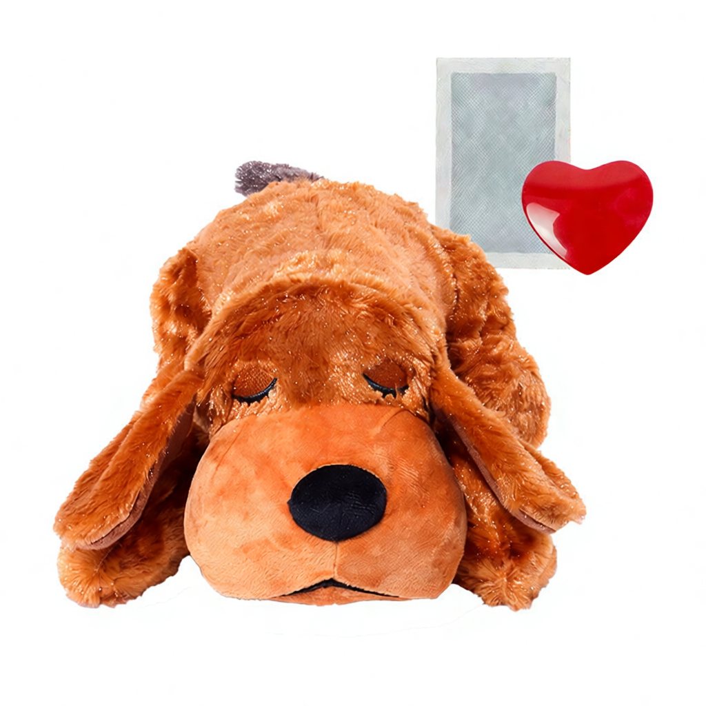 Anxiety Relief Heartbeat Plush Toy – Calming Sleep Companion for Dogs Cats