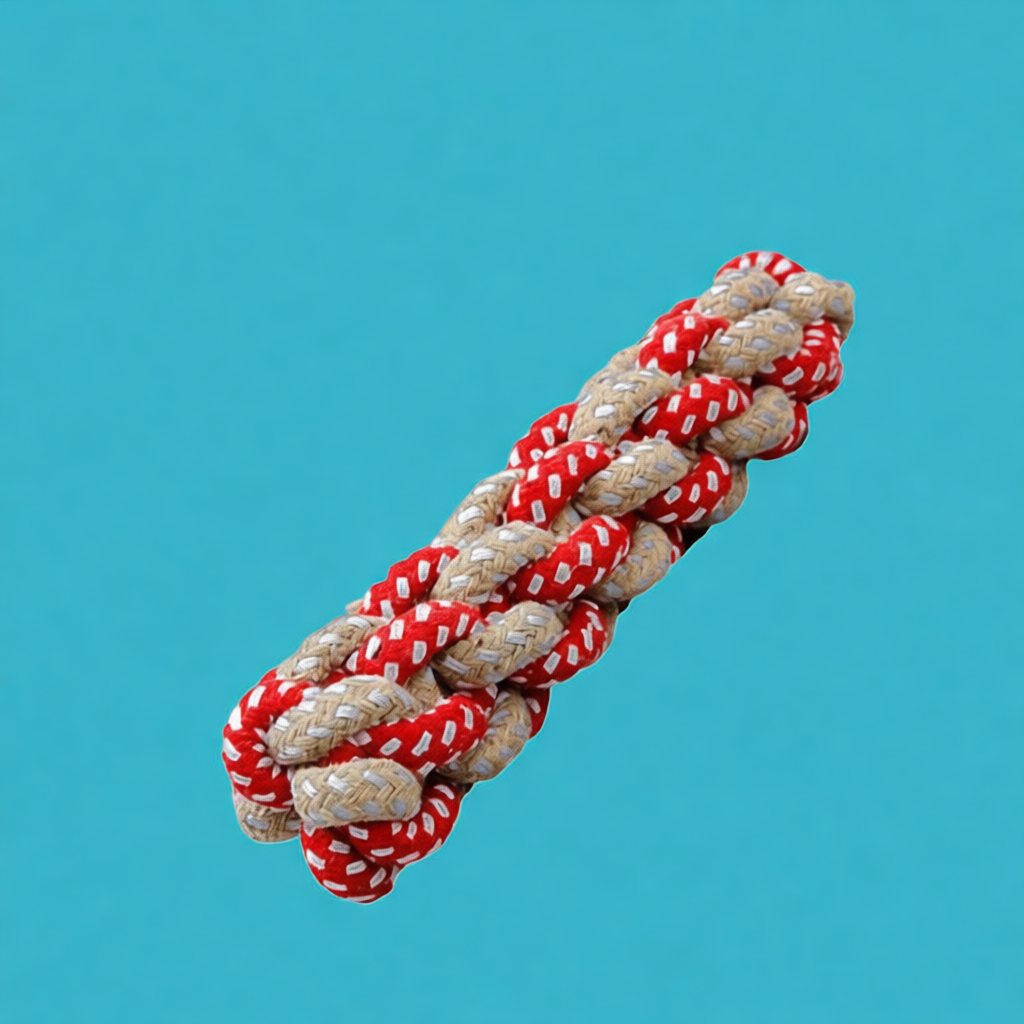 Dog Chew Rope Knot Toy Set – Cotton & Polyester Interactive
