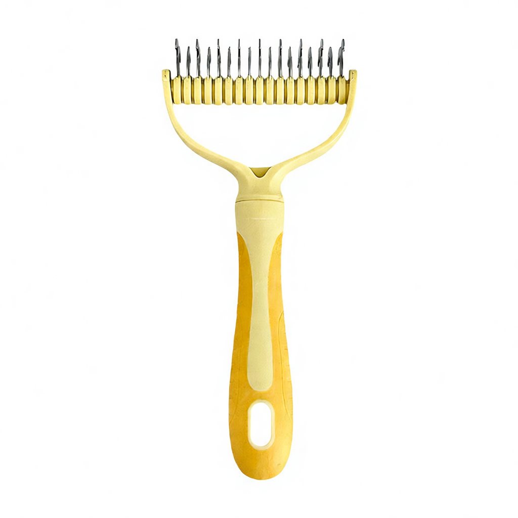 Stainless Steel Pet Comb – Detangling Grooming Brush for Dogs Cats