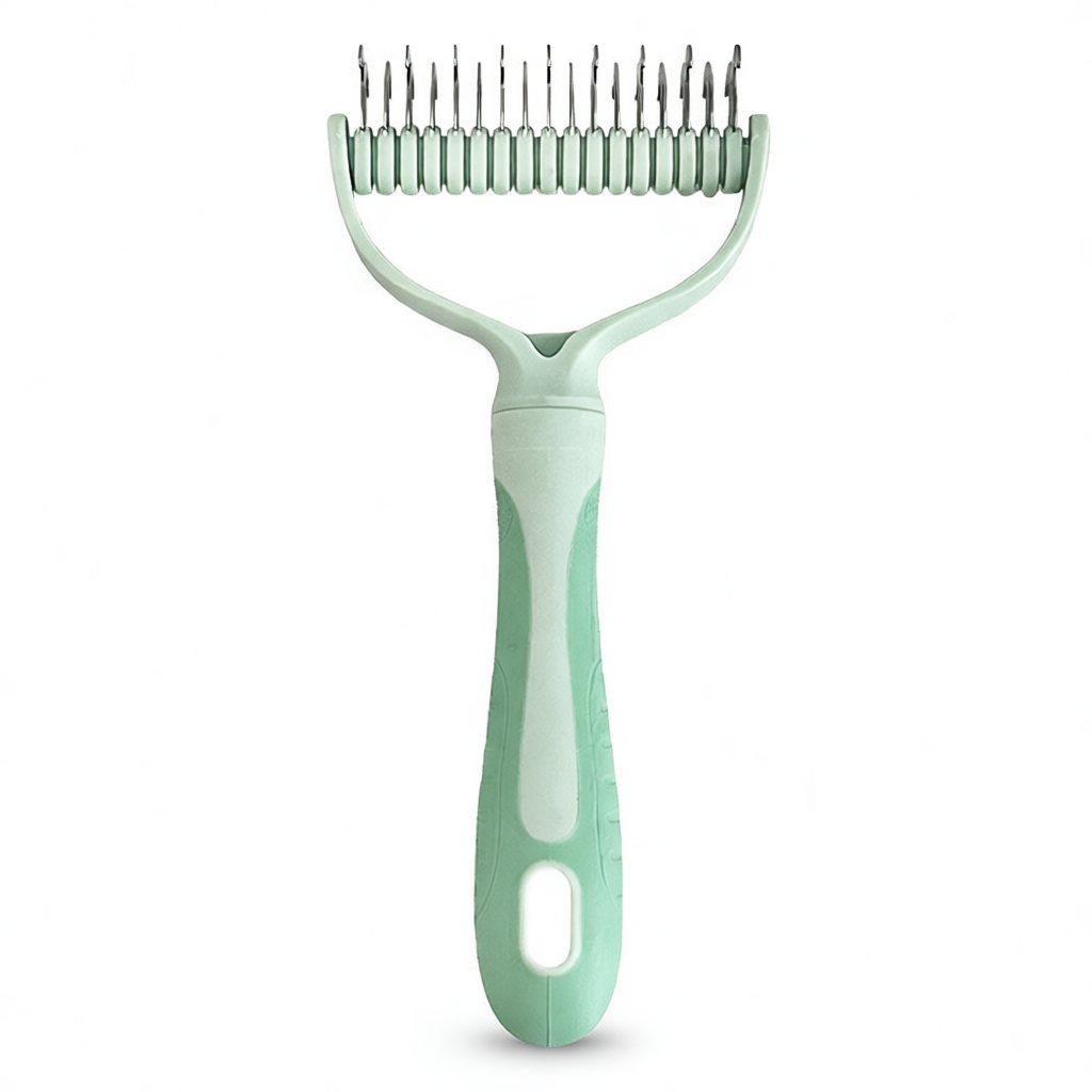 Stainless Steel Pet Comb – Detangling Grooming Brush for Dogs Cats