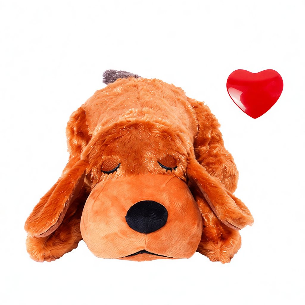 Anxiety Relief Heartbeat Plush Toy – Calming Sleep Companion for Dogs Cats